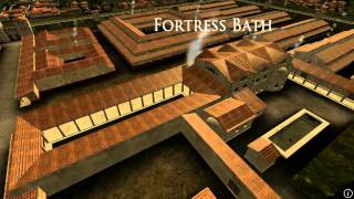 Animation of ancient Roman Fort in Caerleon Wales [upl. by Niarda948]