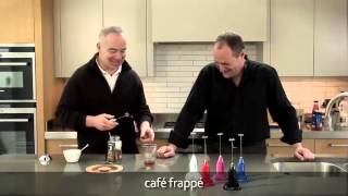 How to make a frappé coffee using an aerolatte milk frother [upl. by Eronel]