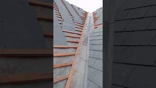 How to cut roof Slates for a valley [upl. by Analos]