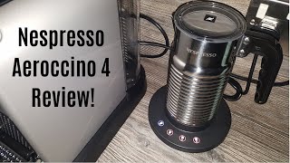 Nespresso Aeroccino 4 Milk Frother Review  Worth upgrading from the Aeroccino 3 [upl. by Reppart]