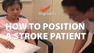 How To Position A Stroke Patient [upl. by Leiand]