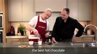 How to make a hot chocolate using an aerolatte milk frother [upl. by Gerita228]